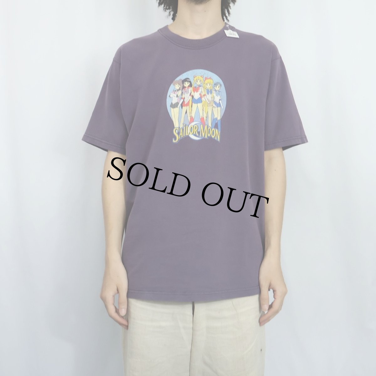 画像2: 90〜2000's 美少女戦士セーラームーン アニメプリントTシャツ M (2)