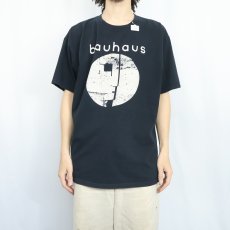 画像2: 2000's bauhaus ロックバンド プリントTシャツ BLACK XL (2)