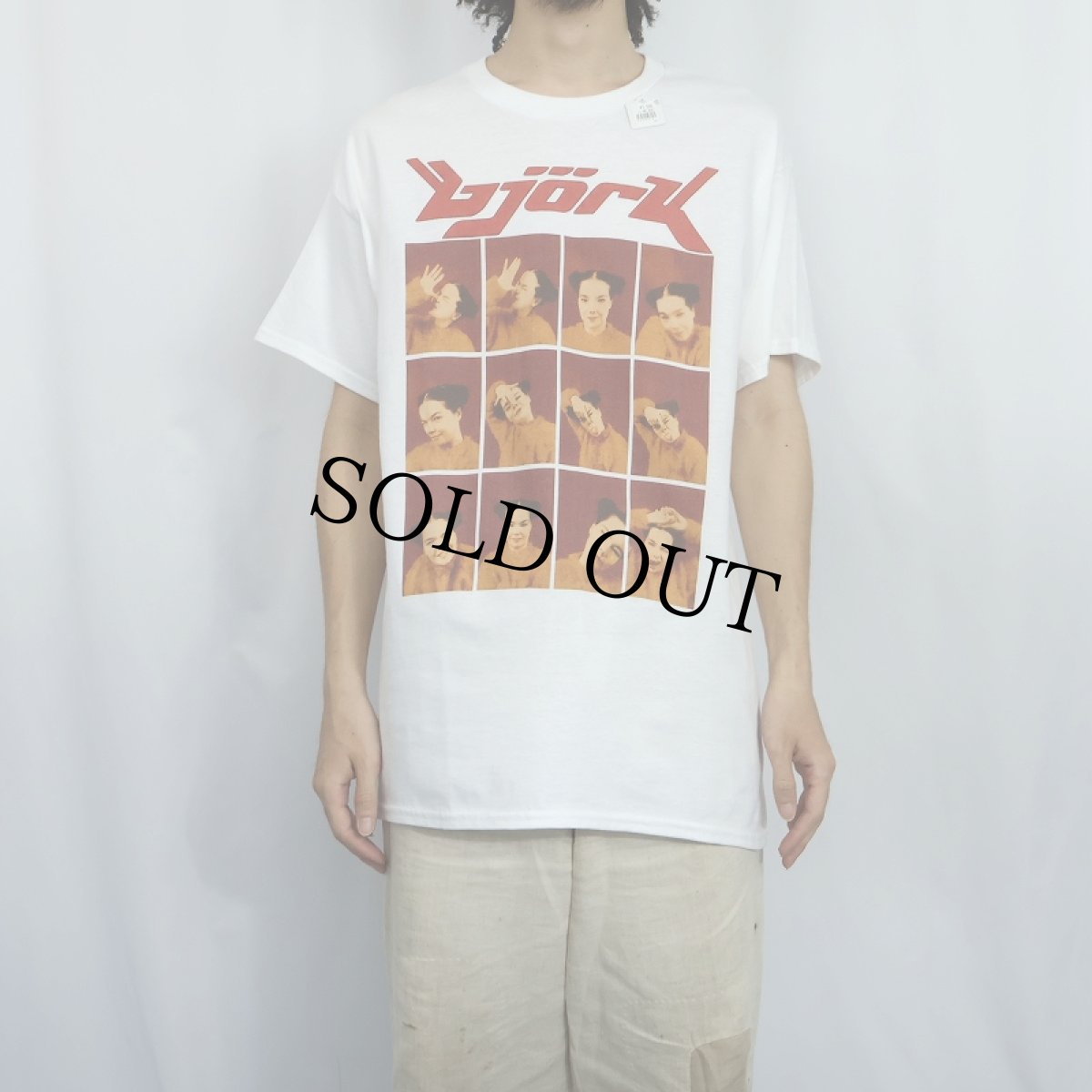 画像2: Bjork ミュージシャン プリントTシャツ L (2)