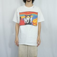 画像2: Teresa Farr "The Screm" パロディプリントTシャツ L (2)
