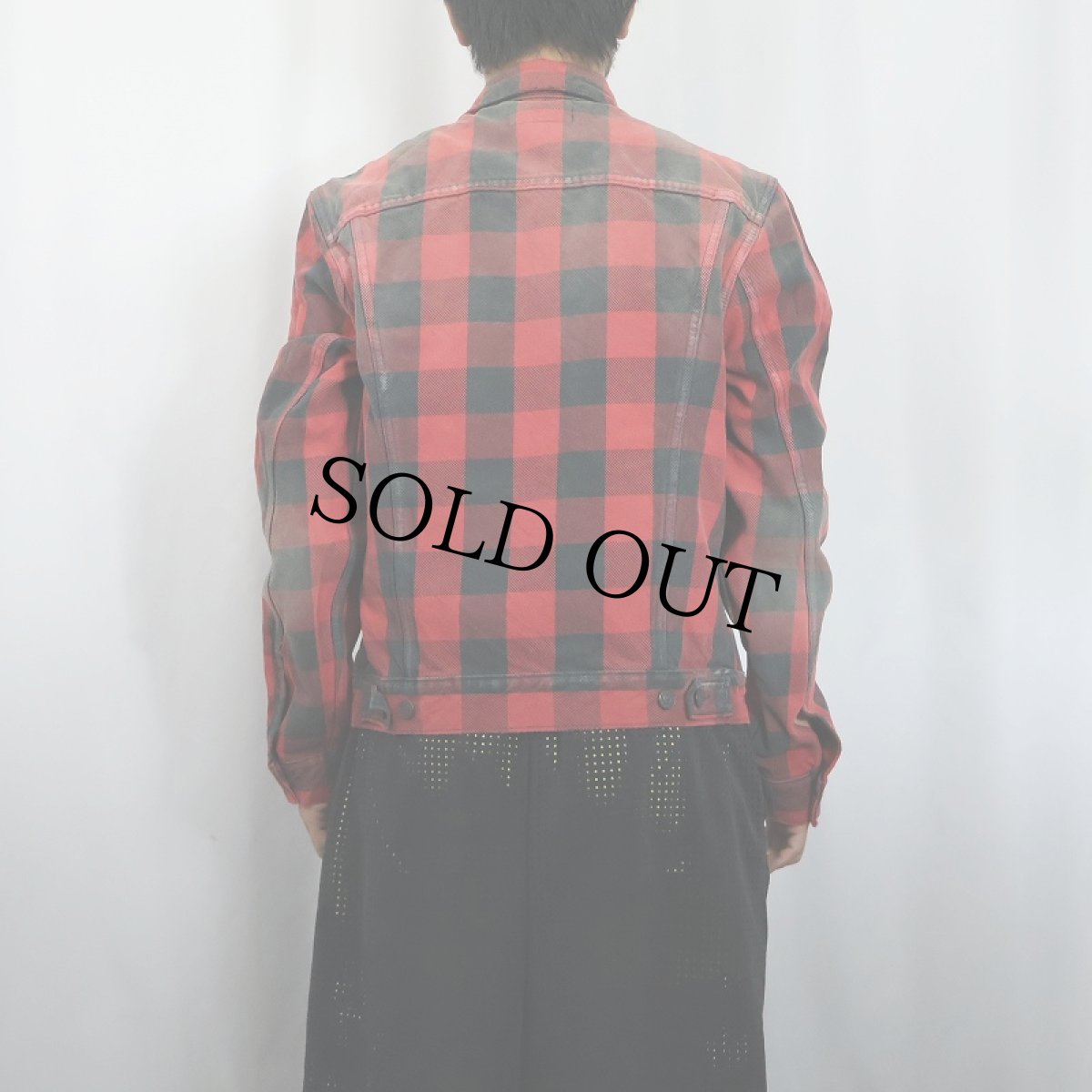 画像3: Ralph Lauren DENIM&SUPPLY バッファローチェック柄 デニムジャケット M (3)