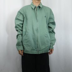 画像2: POLO Ralph Lauren ロゴ刺繍 コットンツイル スイングトップ XXL (2)