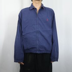 画像2: 80's POLO Ralph Lauren ロゴ刺繍 コットンスイングトップ L (2)