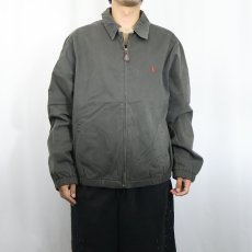 画像2: POLO Ralph Lauren ロゴ刺繍 コットンスイングトップ DARK BROWN L (2)
