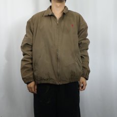 画像2: 90's POLO Ralph Lauren USA製 ロゴ刺繍 コットンスイングトップ XL (2)