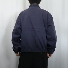 画像3: 90's POLO Ralph Lauren USA製 ロゴ刺繍 コットンスイングトップ NAVY XL (3)