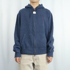 画像2: Ralph Lauren ロゴ刺繍 スウェットジップパーカー (2)