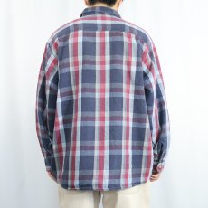 画像3: FIVE BROTHER チェック柄 ヘビーネルシャツ 2XL (3)