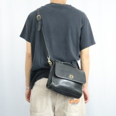 画像2: 90's COACH レザーショルダーバッグ (2)