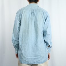 画像3: 50's Beltex マルチストライプ柄 マチ付き シャツ SIZE16 (3)