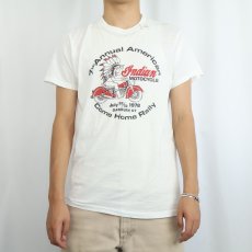 画像2: 70's INDIAN MOTORCYCLE インディアンプリントTシャツ (2)