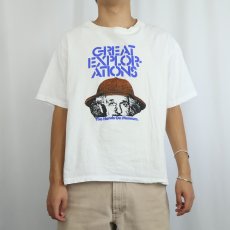画像3: 90's Albert Einstein USA製 "The Hands On Museum" プリントTシャツ XL (3)