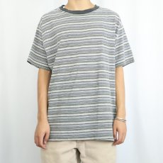 画像2: 90's BASIC EDITIONS ジャガードTシャツ (2)