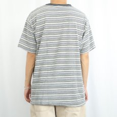 画像3: 90's BASIC EDITIONS ジャガードTシャツ (3)