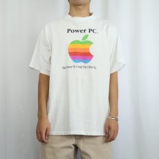 画像2: 90's Apple USA製 レインボーロゴ プリントTシャツ XL (2)