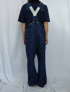 画像4: 80〜90's KEY Imperial ローバック デニムオーバーオール (4)