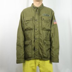 画像2: Ralph Lauren DENIM&SUPPLY "M-65 TYPE" キルティングジャケット XL (2)