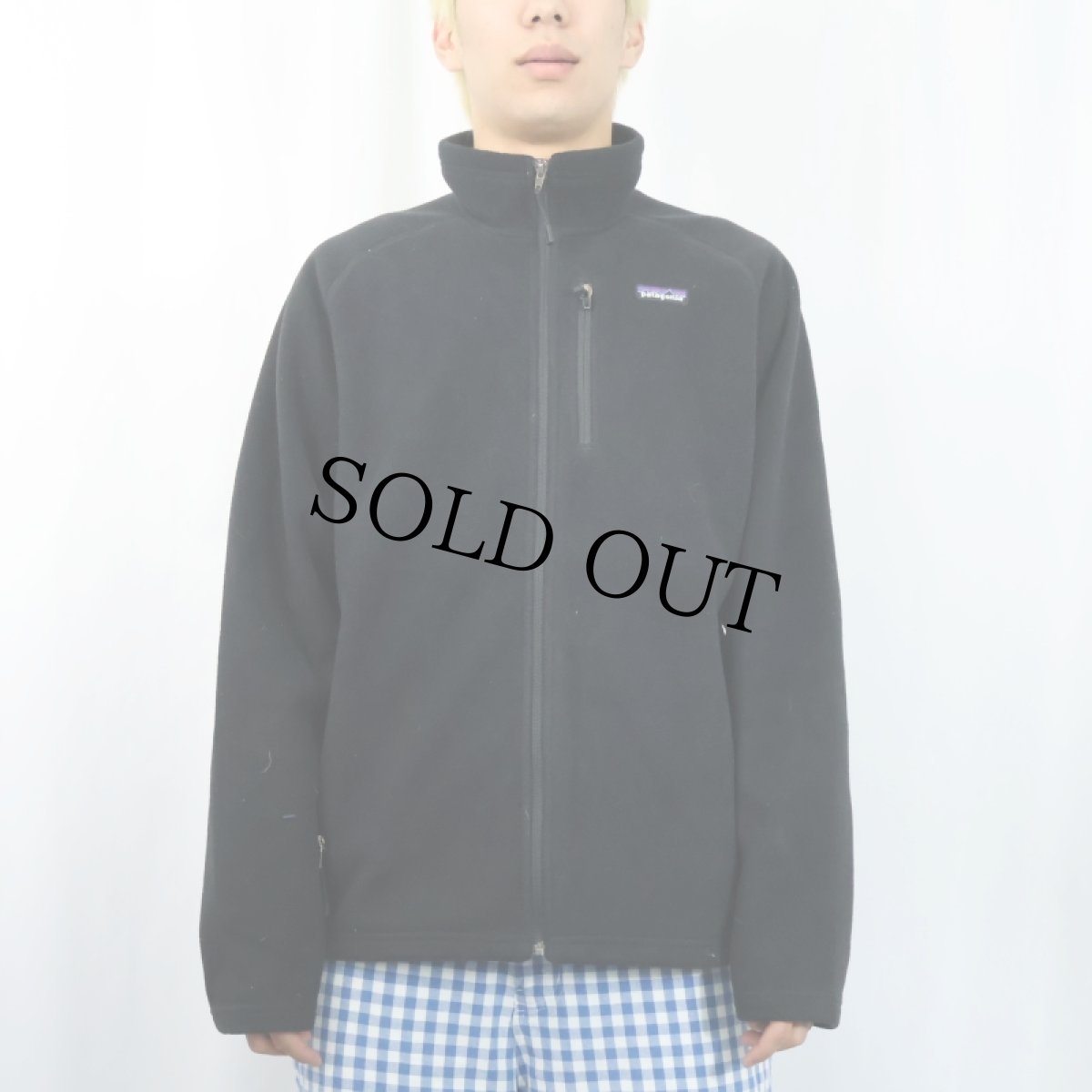画像2: 2000's Patagonia シンチラフリースジャケット BLACK L (2)