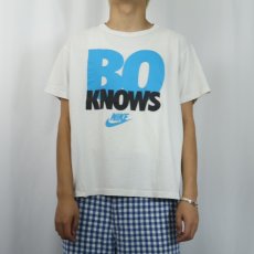 画像2: 90's NIKE CANADA製 "BO KNOWS" プリントTシャツ L (2)