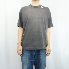画像2: 無地 フェードTシャツ BLACK (2)