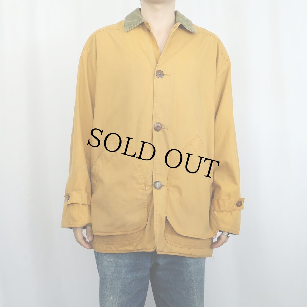 画像2: 90's J.CREW コットンハンティングジャケット S (2)