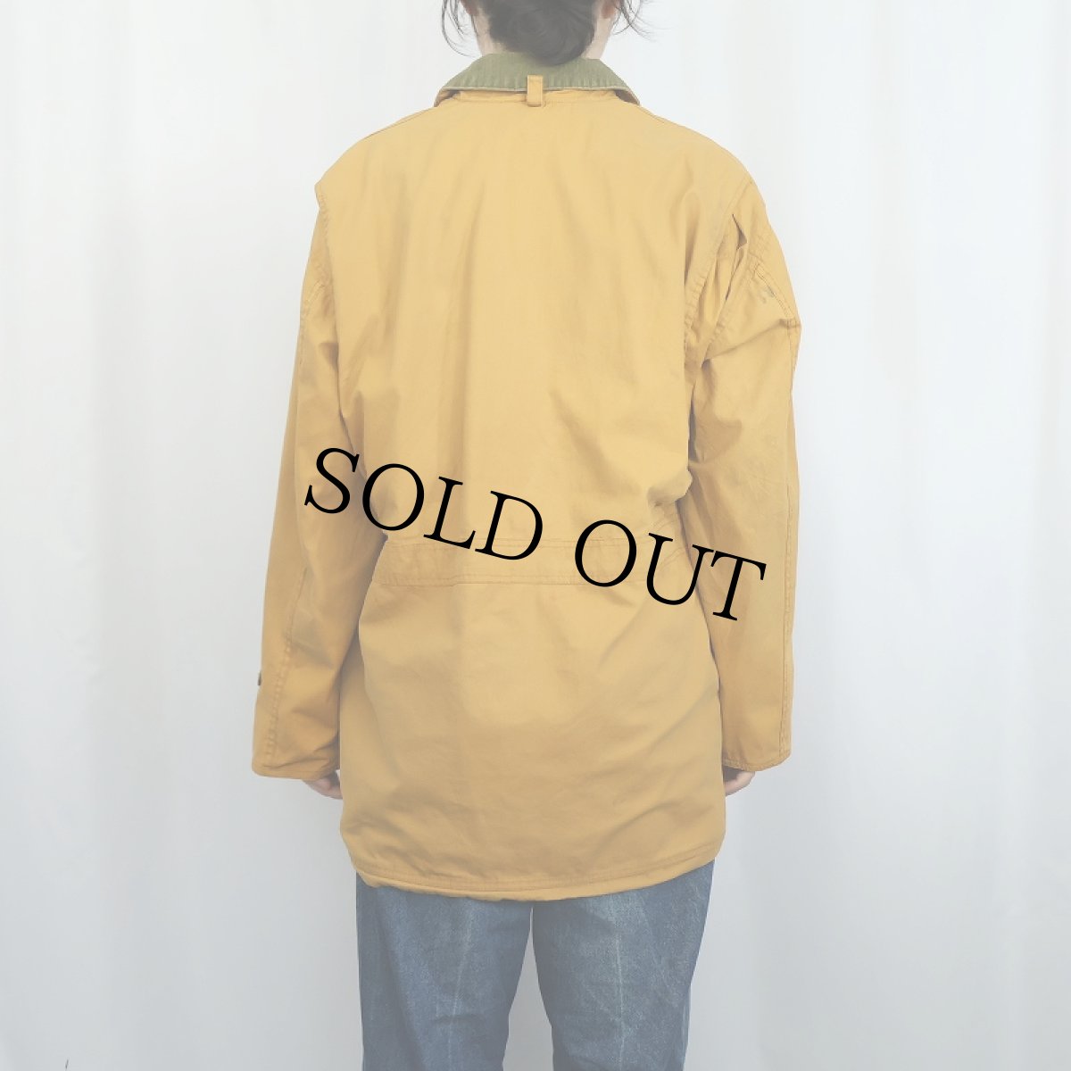 画像3: 90's J.CREW コットンハンティングジャケット S (3)