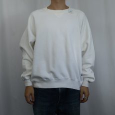 画像2: 90's RUSSELL ATHLETIC USA製 "HIGH COTTON" 前V 無地スウェット XL (2)