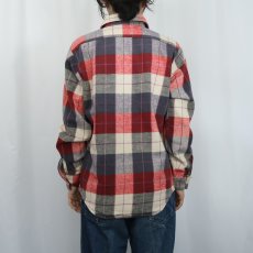 画像3: 70〜80's FIVE BROTHER USA製 チェック柄 ヘビーネルシャツ M (3)