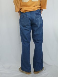 画像3: 70's〜 Seafarer USN デニムセーラーパンツ W34 (3)