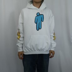 画像3: Billie Eilish "WORLD TOUR" ミュージシャンツアースウェットフーディー L (3)