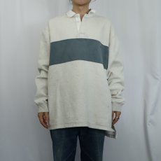 画像3: POLO Ralph Lauren ボーダー柄 ラガーシャツ XL (3)