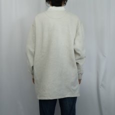 画像4: POLO Ralph Lauren ボーダー柄 ラガーシャツ XL (4)