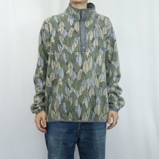 画像2: 90's Patagonia USA製 "リーフ柄" スナップT XL (2)
