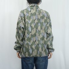 画像3: 90's Patagonia USA製 "リーフ柄" スナップT XL (3)