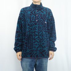 画像2: 90's Patagonia USA製 "アイランドブロック柄" スナップT XL (2)