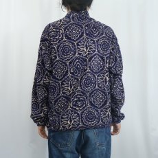 画像3: 90's Patagonia USA製 "ネパールヘキサゴン柄" スナップT L (3)