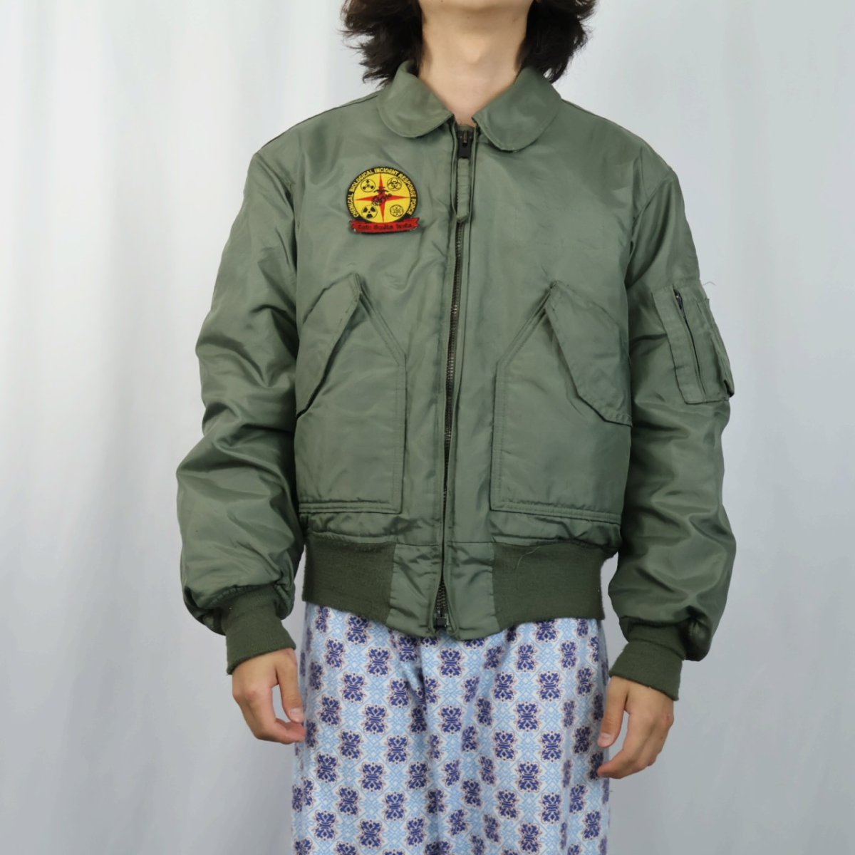 画像2: 2000's U.S.AIR FORCE CWU-45/P フライトジャケット MEDIUM (2)
