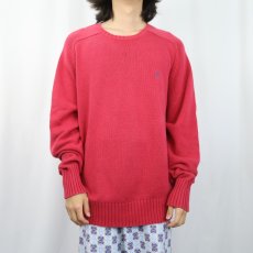 画像2: POLO Ralph Lauren コットンニットセーター L (2)