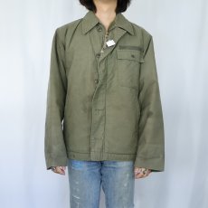 画像3: 80's U.S.NAVY A-2 デッキジャケット ステンシル入り (3)