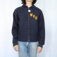 画像2: 60's Champion USA製 大文字ランタグ ウールカデットジャケット SMALL (2)
