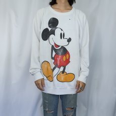 画像2: DISNEY "MICKEY MOUSE" キャラクタープリントスウェット (2)