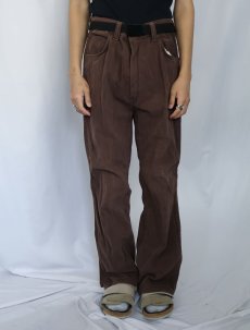 画像2: 70's Kmart ピーチスキン フレアパンツ W32 (2)
