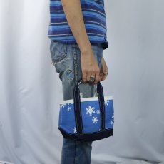 画像2: 90's L.L.Bean USA製 "BOAT AND TOTE" 雪柄 キャンバストートバッグ MINI (2)