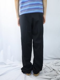 画像3: 90's Brooks Brothers USA製 2タック ウールスラックス BLACK W38 (3)