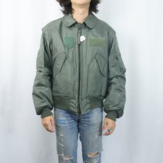 画像2: 80's U.S.AIR FORCE CWU-45/P フライトジャケット MEDIUM (2)
