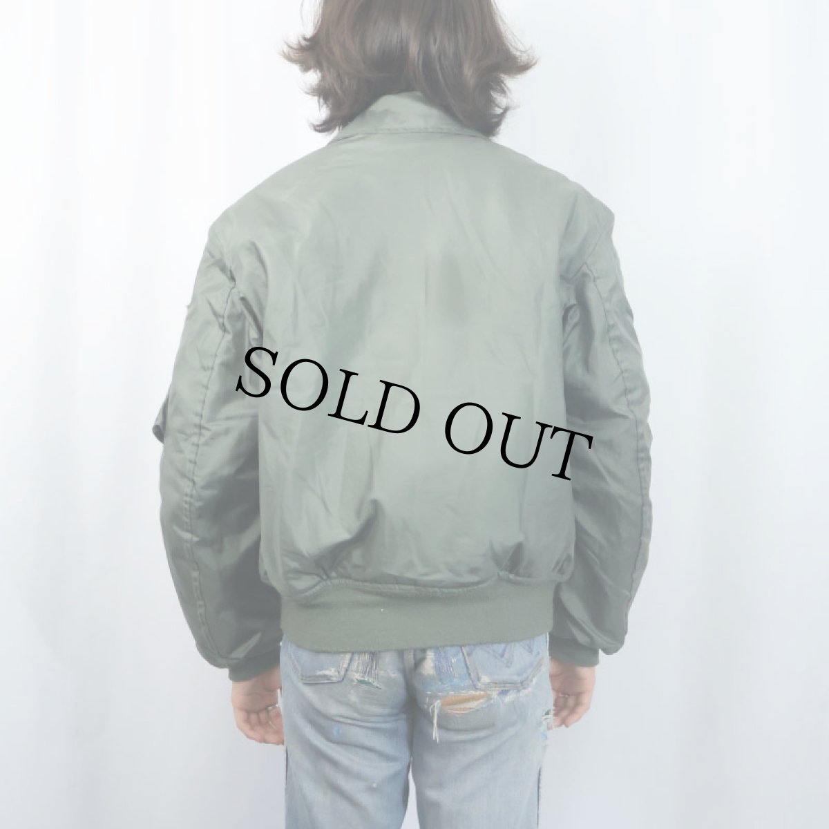 画像3: 80's U.S.AIR FORCE CWU-45/P フライトジャケット MEDIUM (3)