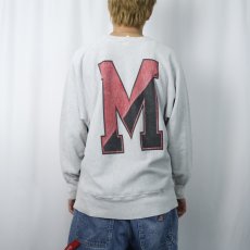 画像3: Champion REVERSE WEAVE "MARYLAND" バックプリントスウェット XL (3)