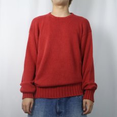 画像2: POLO Ralph Lauren "ポニー無し" コットンニットセーター L (2)