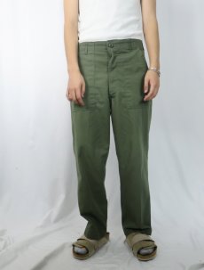 画像2: 70's U.S.ARMY コットン×ポリエステル ベイカーパンツ W32 (2)