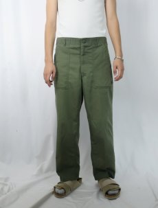 画像2: 70's U.S.ARMY コットン×ポリエステル ベイカーパンツ W34 (2)
